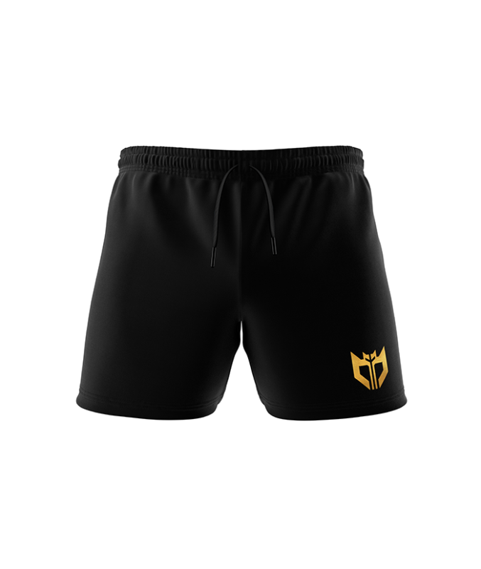 mens black cotton shorts