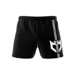 plain black athletic shorts