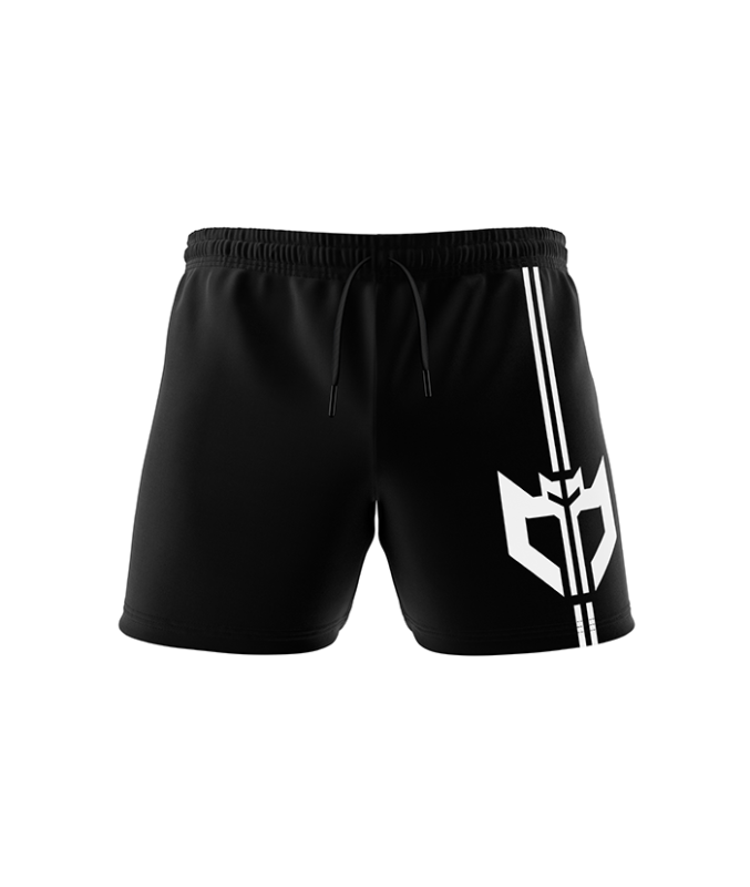 plain black athletic shorts