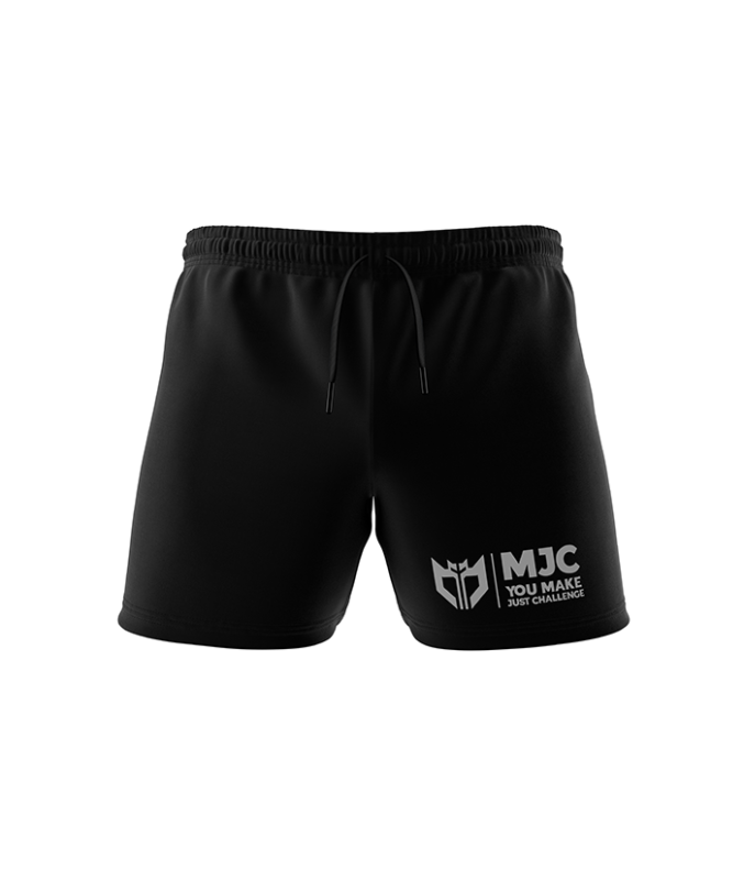 black gym shorts