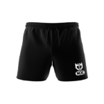 black cotton shorts