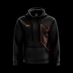 Reflective Orange - Standard Black Hoodie