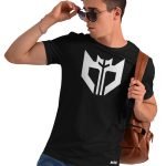 تيشيرت اسود قطن