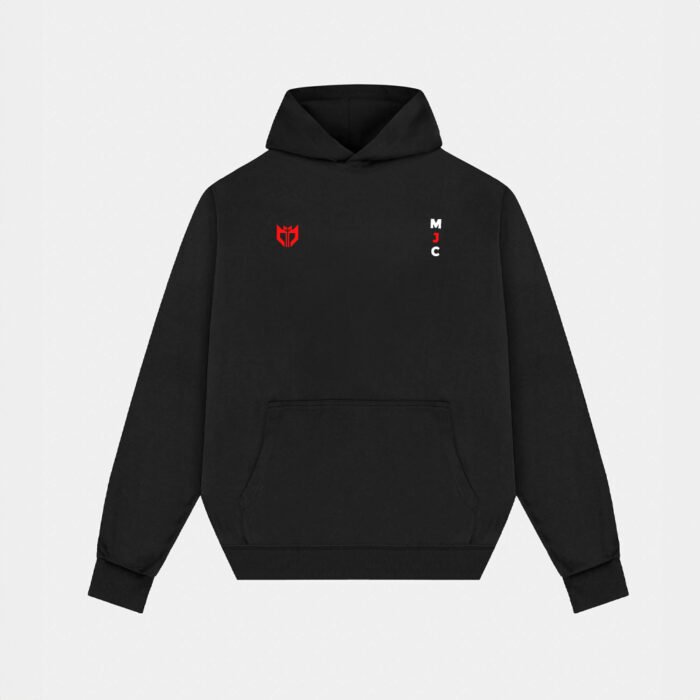 essential hoodie men black MJC - Image 2