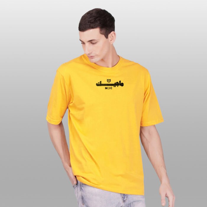 men's yellow t shirt MJC